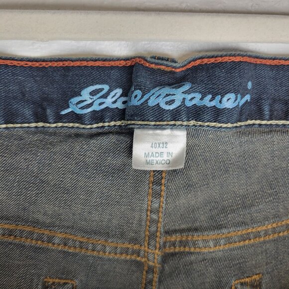 Eddie Bauer Men's Size 40 x 32 Jeans Slim Straight - Picture 5 of 7